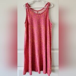 ​☀️ Gap Kids Pink & Orange Tropical Floral Tank Dress- Size XL